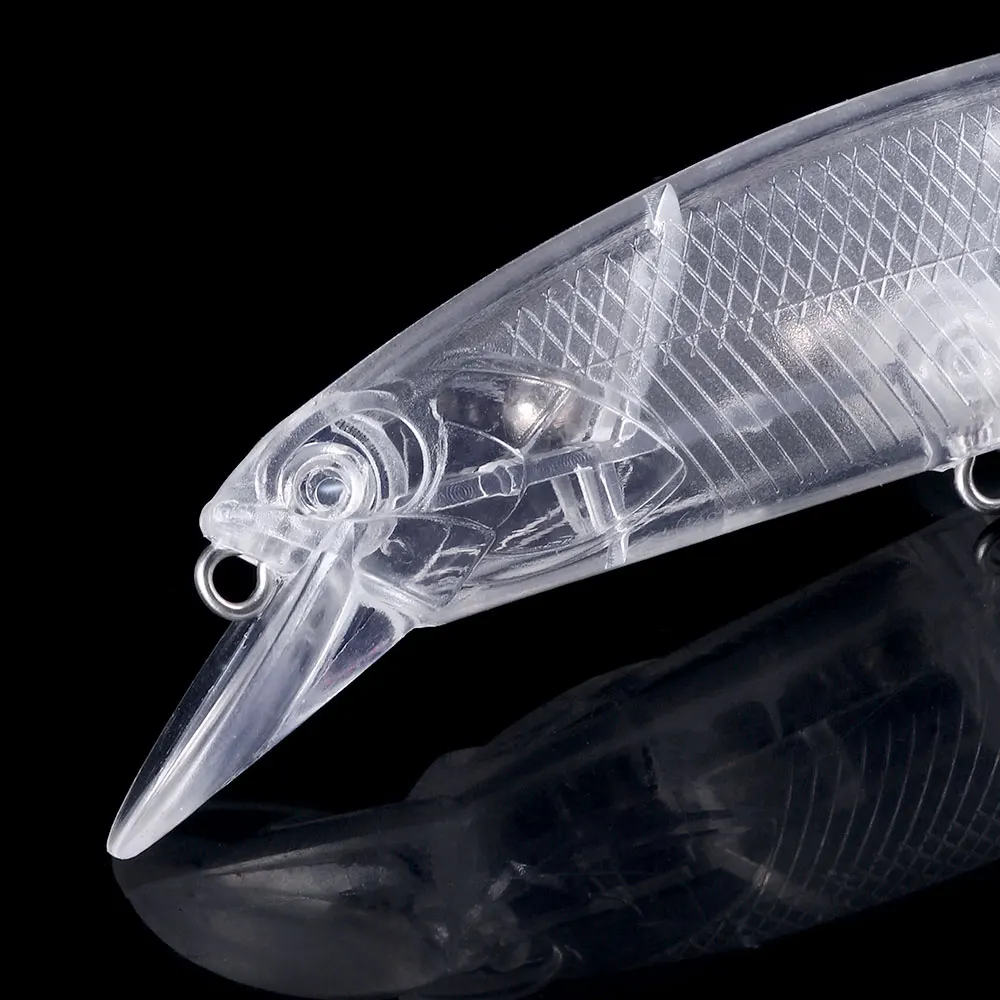 Minnow Jerkbait Wobbler sin pintar 11 cm transparente para bricolaje - imagen 5