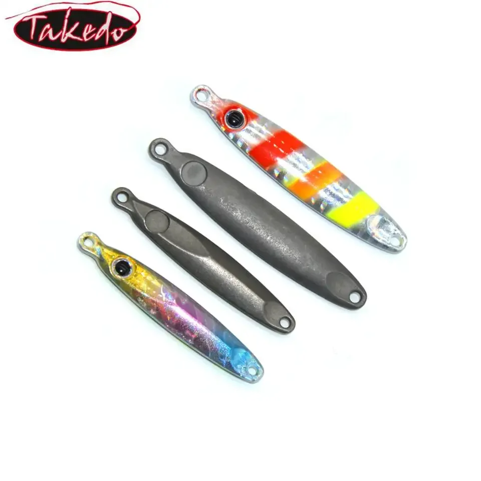 TAKEDO BY01 Señuelos de Pesca en blanco sin pintar 3,5G 5G 7G 10G 15G 25G 40G plantilla de tungsteno que se hunde DIY Jigging señuelo espacios en blanco plantilla de Metal - imagen 5