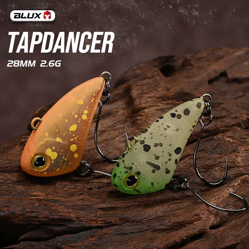 BLUX Tapdancer 28mm 2,6g Mini VIB sin labios Crankbait señuelo de pesca zona de corriente trucha vibración plástico Wobbler cebo Artificial - imagen 3