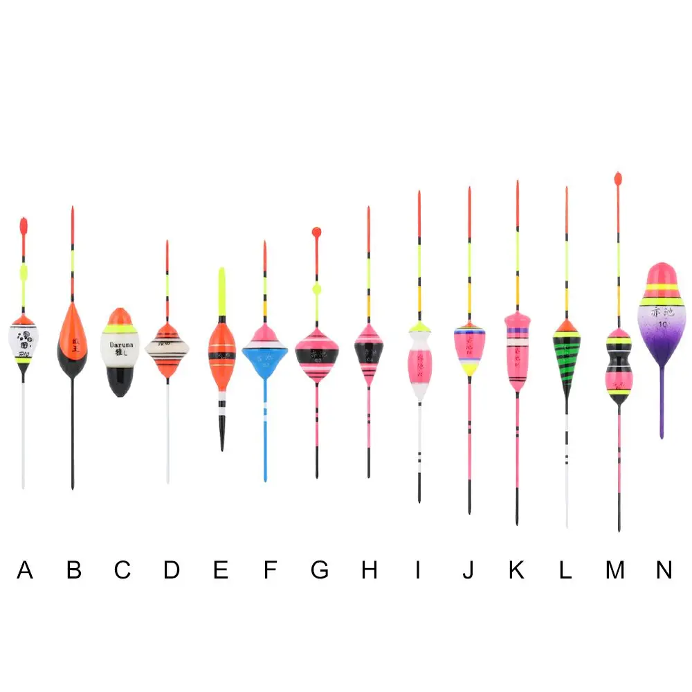 Gamba grupo fluctúa tamaños surtidos luz indicadora palo flotadores flotadores Bobbers pesca en hielo señuelo flotador - imagen 5