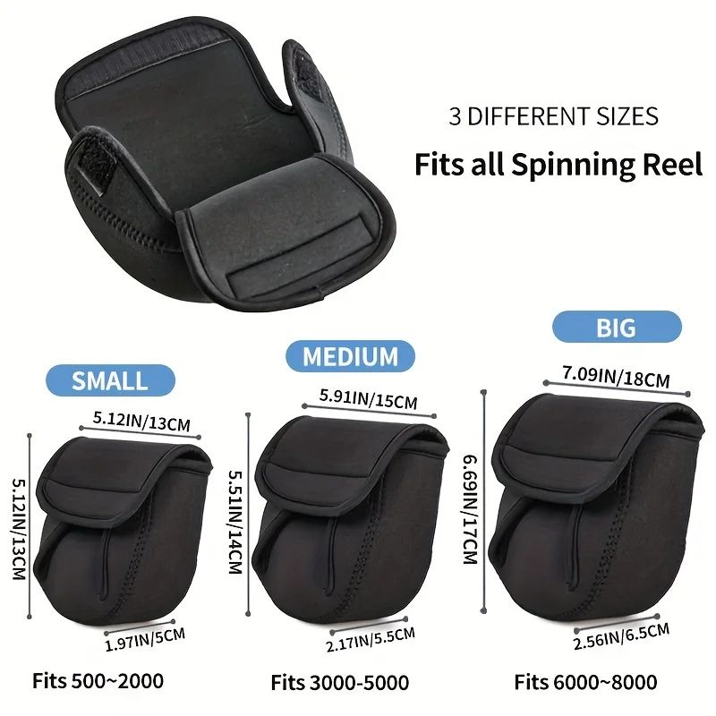 Funda protectora para carrete de pesca con mosca y spinning - imagen 2