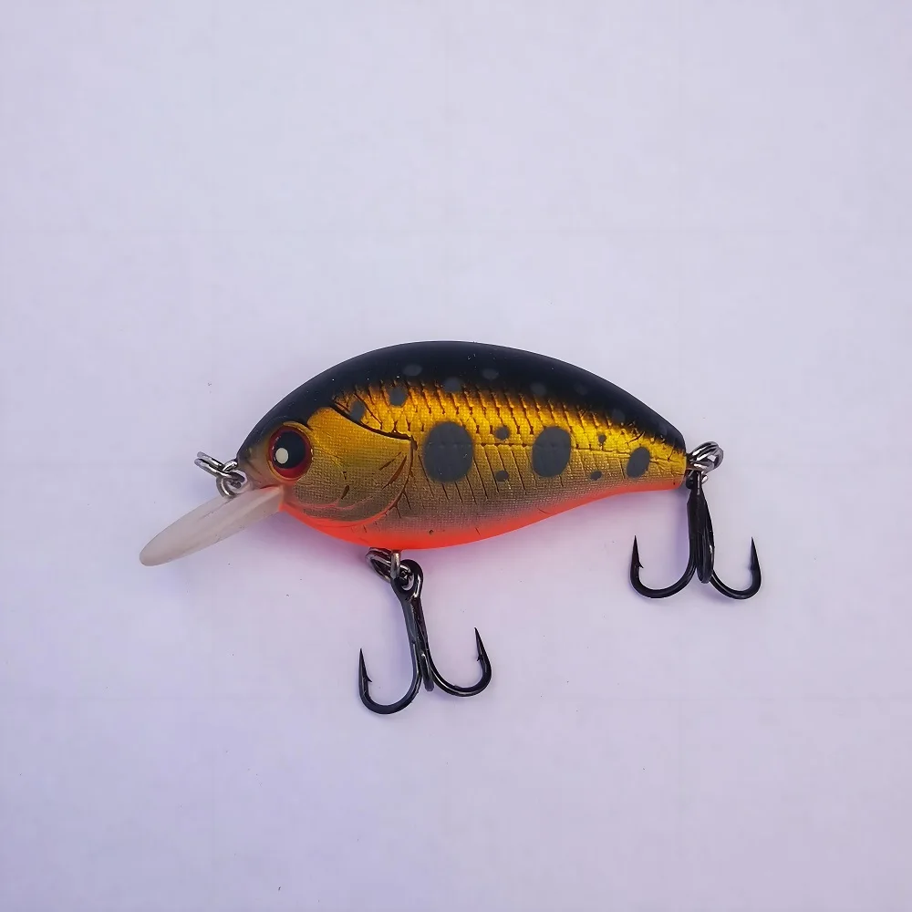 BassLegend-SEÑUELOS de pesca para trucha, cebos Crankbait para buceo poco profundo, Wobbler, lubina negra, 36mm, 4,5g, 36F - imagen 4
