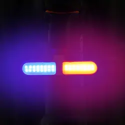 Luz trasera impermeable LED USB para bicicleta de montaña