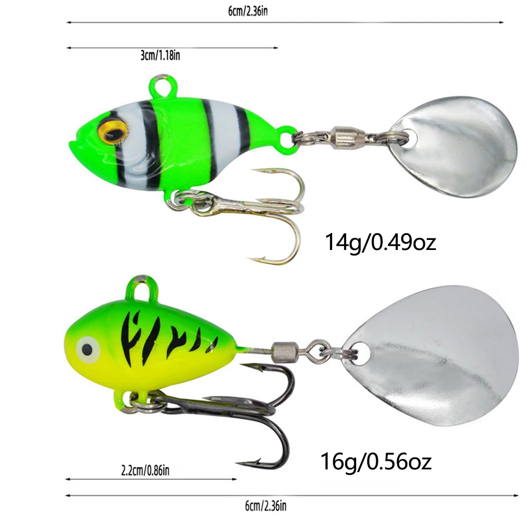 5 unids/caja 10/14/16/28g cebo giratorio Señuelos de Pesca Spinnerbait Vib plantilla de Metal cebo Artificial Swimbait accesorios de pesca de carpa - imagen 4