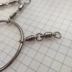 Giratorios de acero inoxidable con rodamientos para pesca en mar