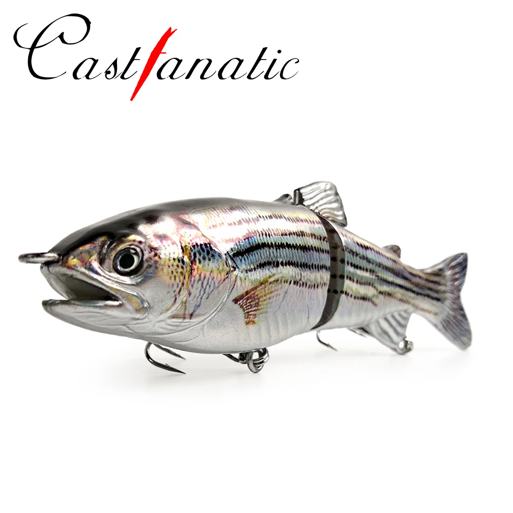Castfanatic 66/23g 2 secciones señuelo de pesca en mar profundo Swimbaits Minnow cebo duro Artificial para aparejos de carpa Lucio Trolling Big Game Fish - imagen 3