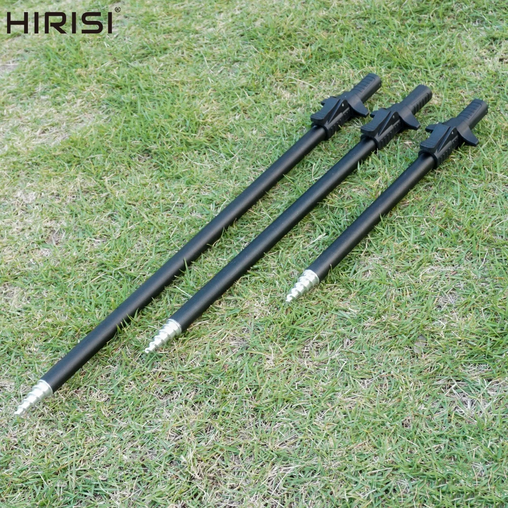 Palancos telescópicos de aluminio Hirisi para pesca de carpa