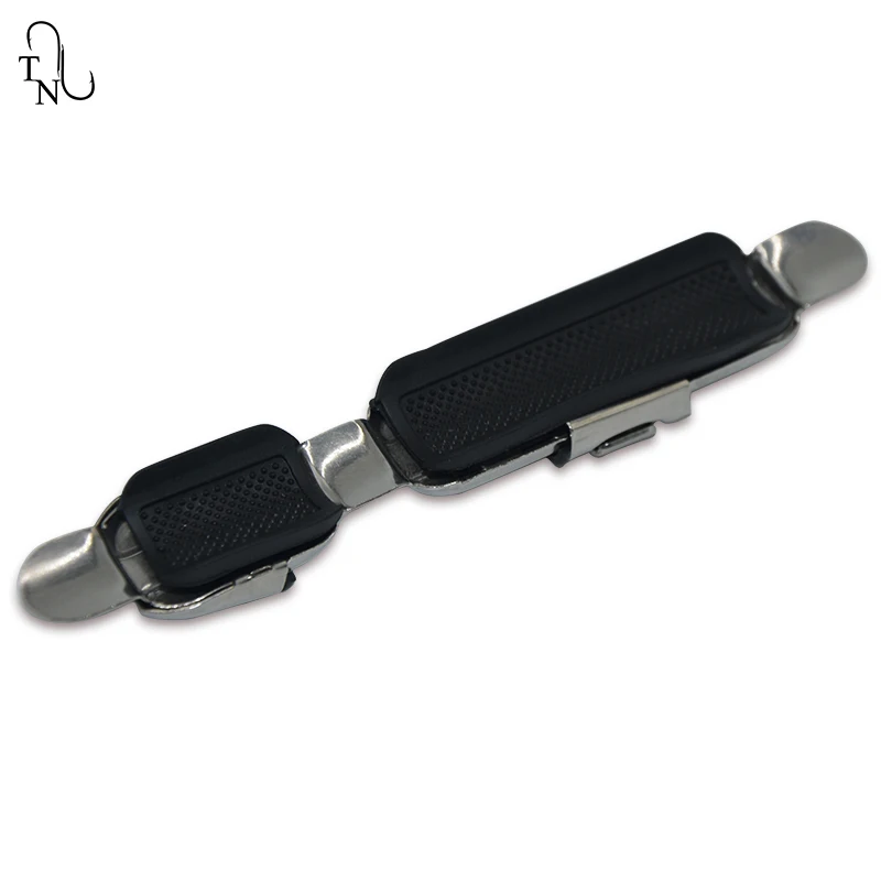 TN84 2 uds Derui S7 acero inoxidable 13,5 CM 31G asientos de carrete giratorio tipo placa de cubierta Clip de asiento de carrete almohadilla de goma ajuste de caña de pescar - imagen 5