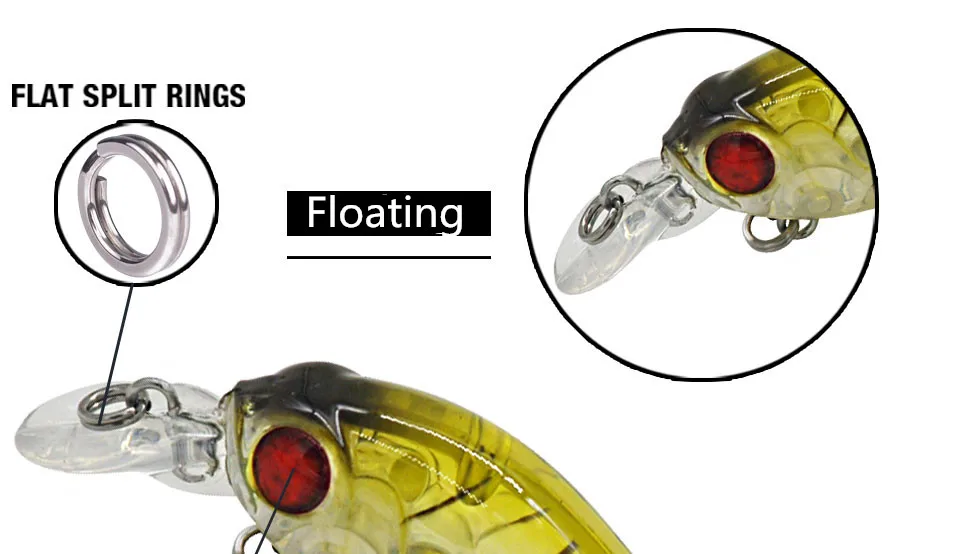 Anillos divididos planos para un rendimiento flotante mejorado