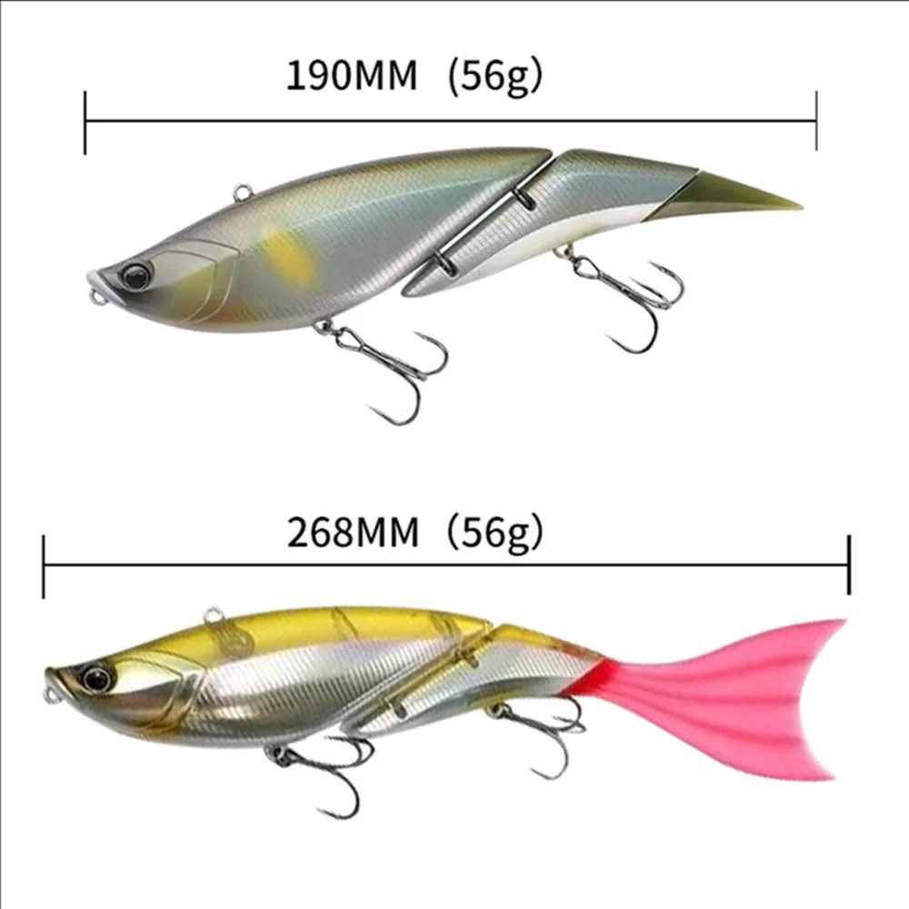 Megabass Wobbler flotante para lucio, 2 articulaciones - imagen 2