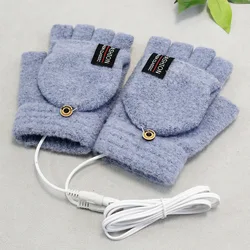 Guantes Calefactables Pesca Medio Dedo con Pantalla Táctil