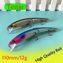 Testar Wobbler Articulado Suspendido para Pesca de Lucio y Lubina