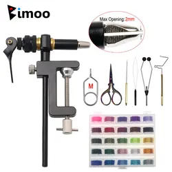Bimoo 300D - Kit atado moscas: tornillo 360° y mordazas acero endurecido