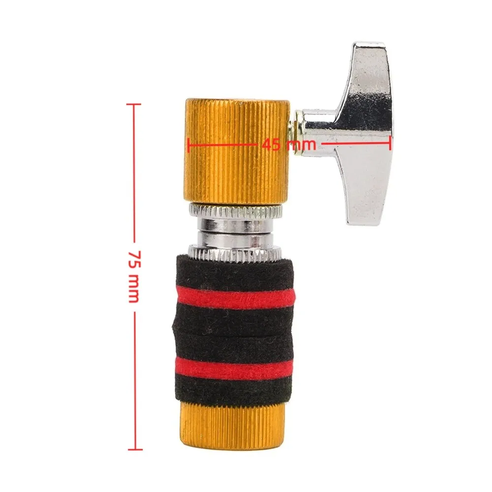 Aluminio Embrague de charles Apto para varilla de 6-7 mm Mano de obra fina Embrague de tambor de jazz Estándar Fácil de instalar Poste de soporte de charles - imagen 5