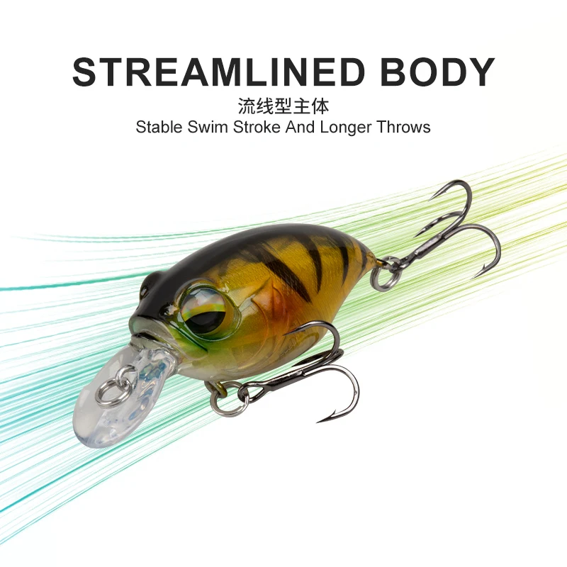 OBSESSION WLF006 43mm 8,8g señuelo de pesca Crankbait Artificial duro CrankBait Bass Fishing Wobbler Japón Topwater Minnow señuelos - imagen 4