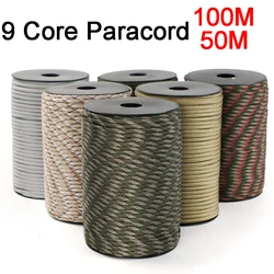 Cuerda Paracord 4 mm 9‑núcleos – Alta resistencia para pesca y supervivencia