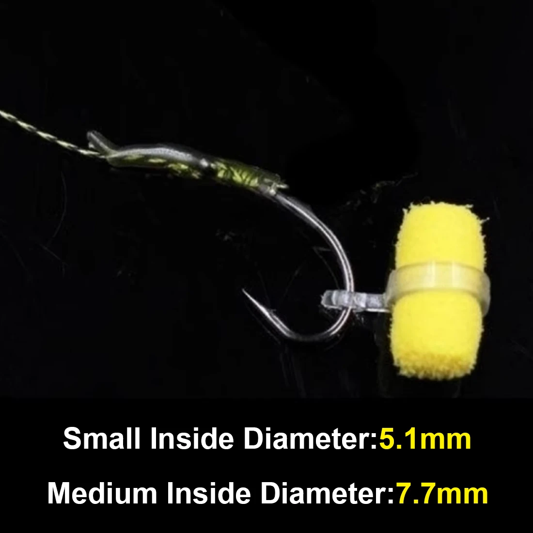 FishTrip 25 uds bandas elásticas para cebo de carpa, accesorios de pesca de carpa, bandas para cebo, Material de silicona - imagen 2