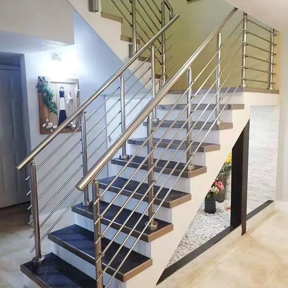 Herrajes inoxidable para escaleras – Soportes, codos y placas modernos - imagen 3