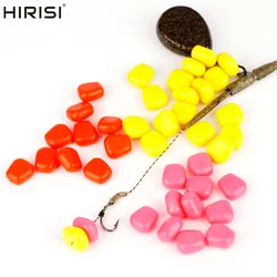 Hirisi 30 Uds. Cebos de carpa de maíz artificiales emergentes, señuelos flotantes y hundidos para alimentador de métodos, bolsa de PVA, accesorios de pesca