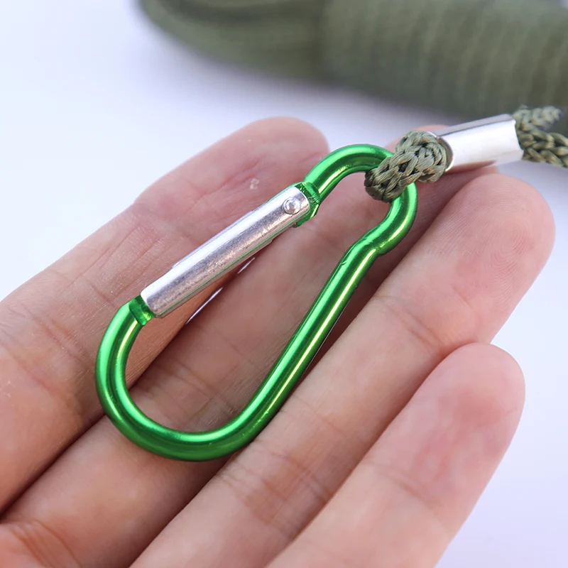 Cuerda de pesca de 5 metros, hebilla de bloqueo de pez de río de acero inoxidable, aparejos de pesca deportivos al aire libre, cordón, accesorios de pesca de carpa Kukan - imagen 4