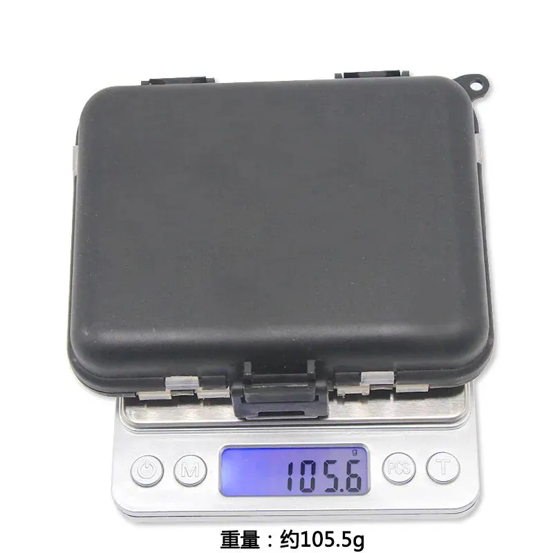 Caja de anzuelos de pesca, caja de herramientas, caja de almacenamiento, caja de accesorios, caja de pesca en roca negra/verde - imagen 5