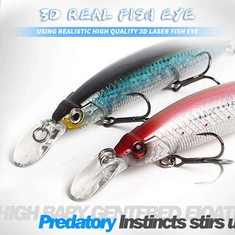 MOOKZZ Señuelos de Pesca duros de 11cm/18g, cebos Wobblers de alta calidad, aparejos de pesca Artificiales Profesionales de buena acción - imagen 3