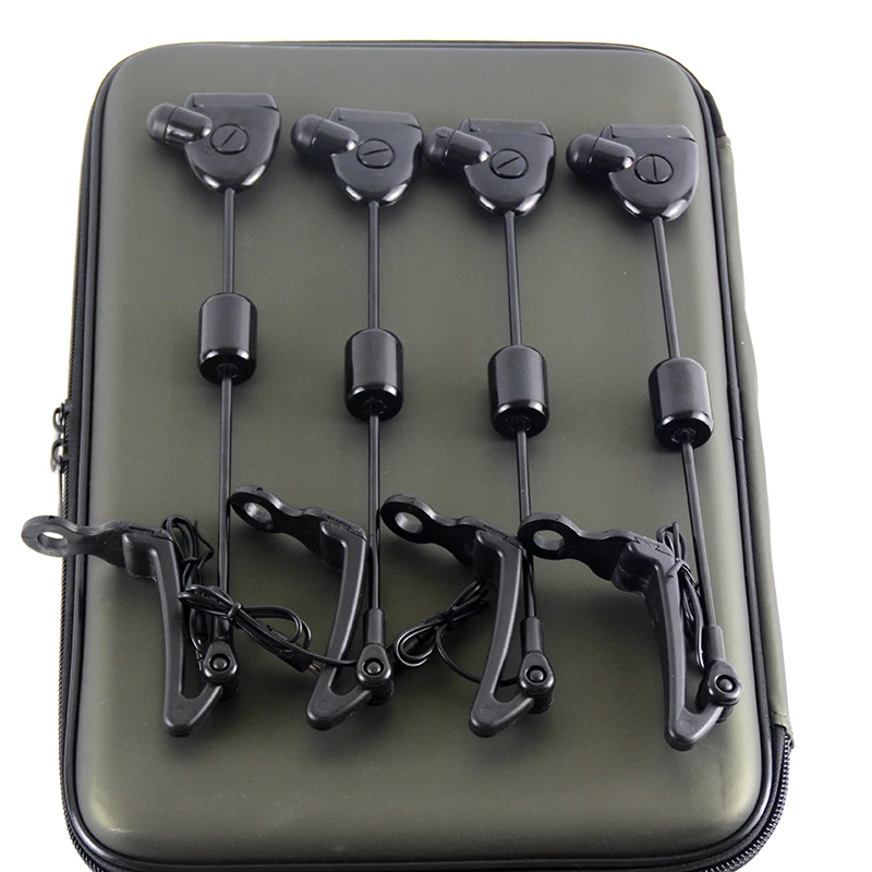 Juego de Swinger de pesca, indicador de mordedura de pesca de carpa, alarma de pesca Digital, indicador de mordedura LED, Swinger iluminado