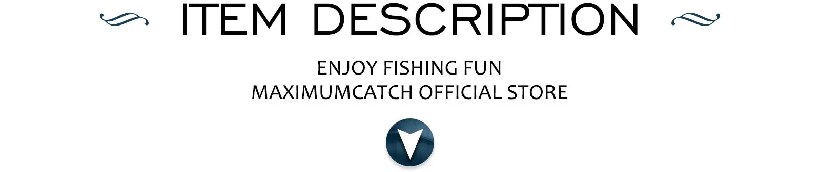 Página de descripción de un artículo de pesca