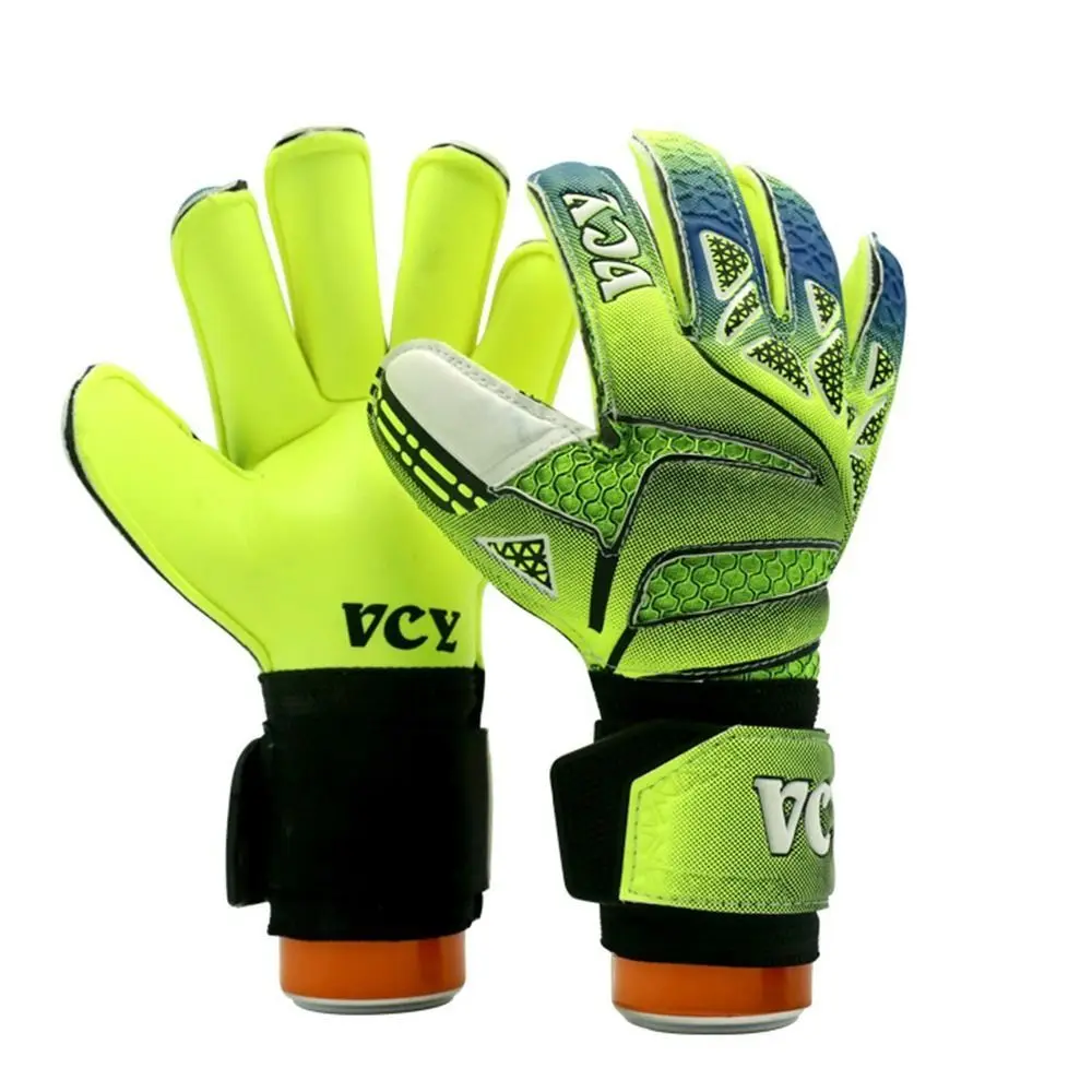 Guantes de portero de fútbol antideslizantes, resistentes al desgaste, impermeables, guantes de portero de fútbol, coloridos guantes de fútbol de látex transpirables - imagen 2