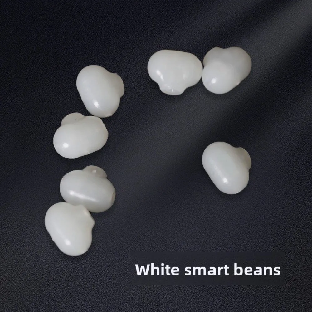 100 Uds. Aparejos de pesca con cuentas luminosas, Color blanco, anzuelos resistentes al agua salada, tamaño S/L, cuentas cruzadas, configuración de pesca - imagen 5