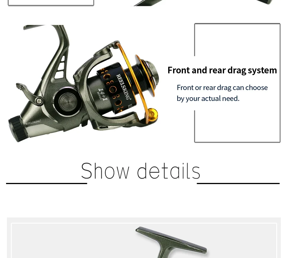 Experimente una pesca sin costura con el sistema avanzado de arrastre delantero y trasero