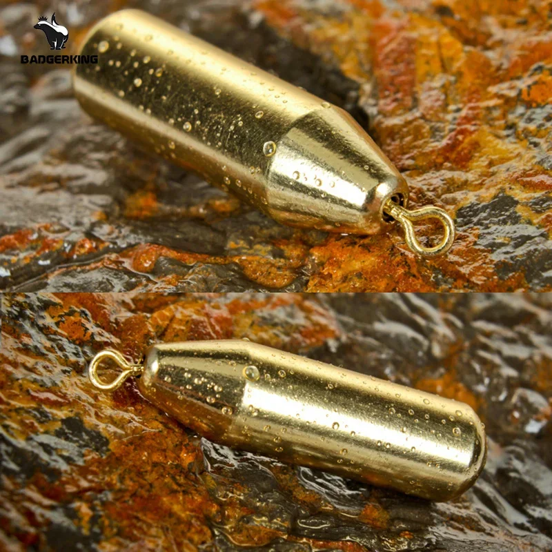 Plomos Dropshot cilíndricos de cobre para pesca Finesse - imagen 5
