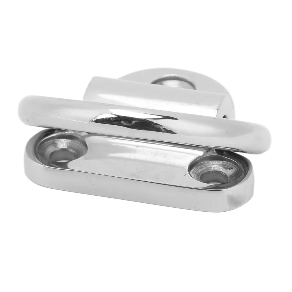 Almohadilla plegable marina de acero inoxidable 316, anillo en D, cubierta plegable, almohadilla plegable, ojo resistente, 60x58mm, anclaje de anillo en D, equipo para yate - imagen 5