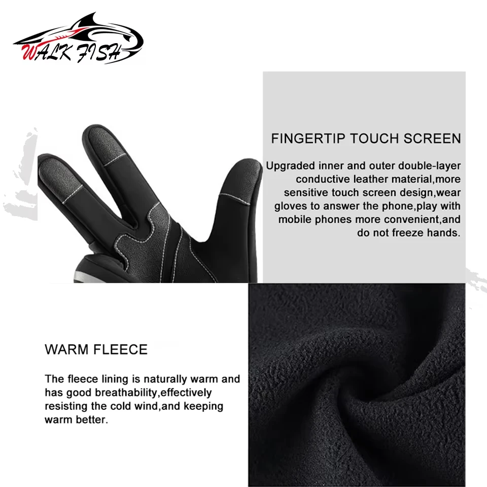 Guantes de Pesca Walk Fish – Térmicos, Impermeables y Táctiles - imagen 4