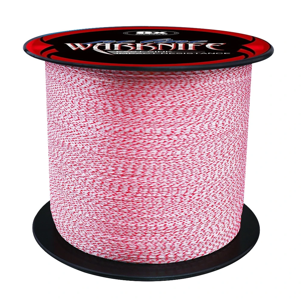 Warknife 8 hebras 100M 300M 500M 1000M 1500M 2000M línea de punto PE multifilamet línea de pesca trenzada 6LBs -300LBs pesca PE alambre - imagen 3
