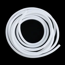 Tira espuma silicona blanca redonda para pesca flotador sellado
