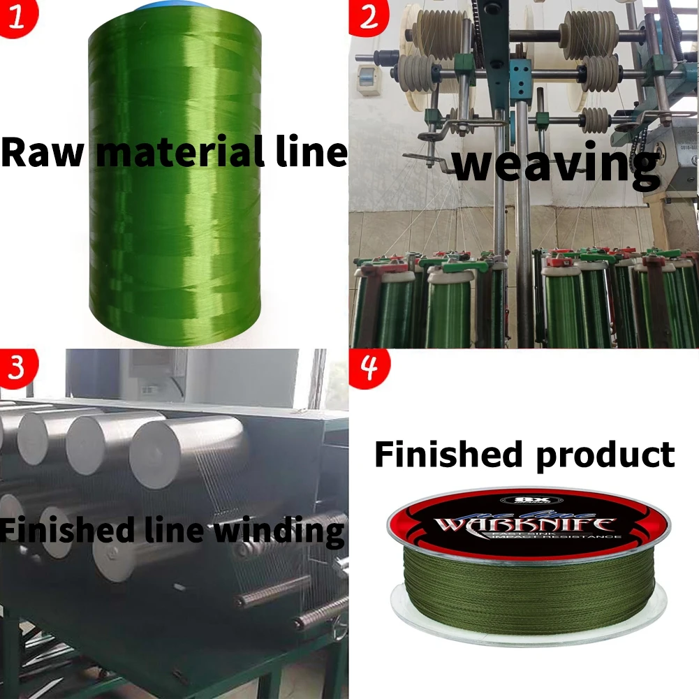 Transformar la materia prima en líneas de pesca de alta calidad con precisión y calidad