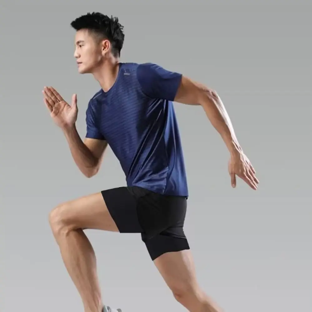 Pantalones cortos running 2 en 1 – Secado rápido y transpirables hombre - imagen 4