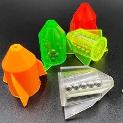 Sonajeros de hilo de pescar con cuentas de timbre, tubo de inserción, transmisión de ruido, accesorios eficaces para equipo de pesca, 12 Uds.