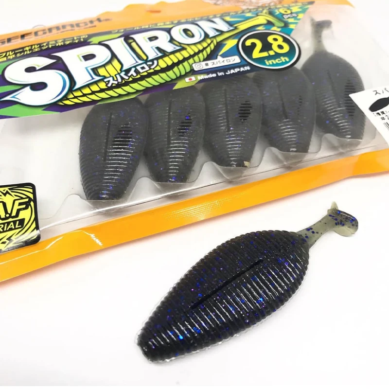 Japón importó GEECRACK SPIRON 2,8 pulgadas Luya cebo suave de alta gravedad específica, pesca salvaje de lubina - imagen 3