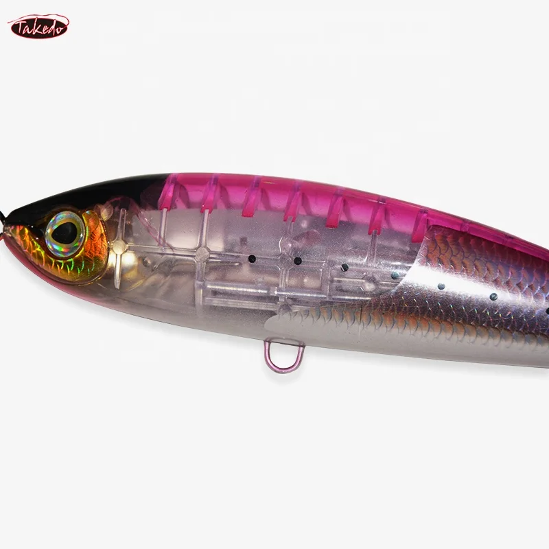 TAKEDO-señuelo tipo lápiz flotante, 19CM, 90G, gran juego, agua superior, señuelos de peces locos, pesca en el mar, Wobber, cebo de pesca para atún y lubina - imagen 4
