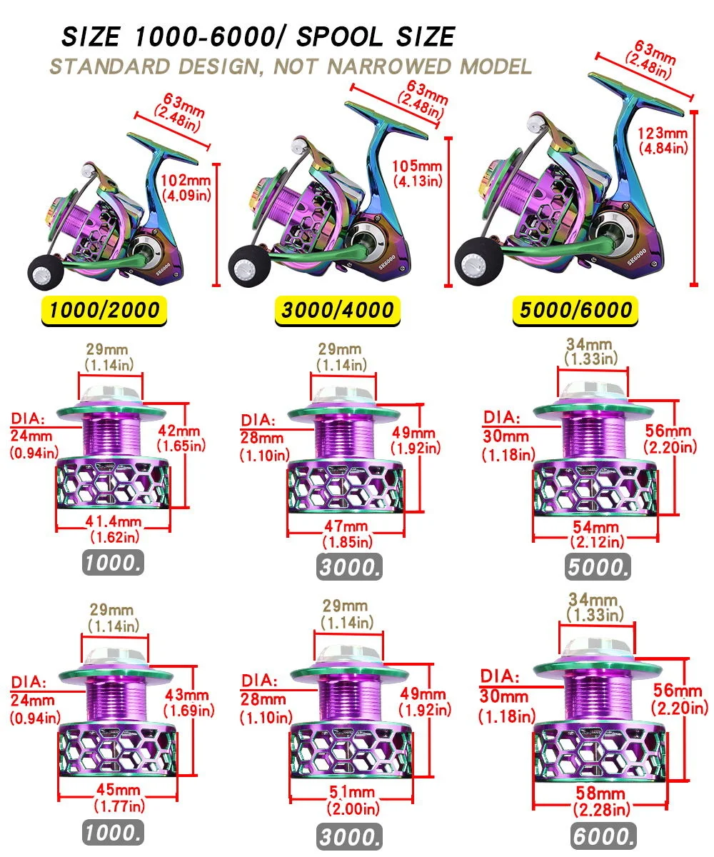 JOSBY-carrete de Pesca de 8-15KG, bobina de Metal de arrastre máximo, giratorio, para carpa, mar, agua salada, rodamiento de acero inoxidable 5,0: 1 4,7: 1 - imagen 5