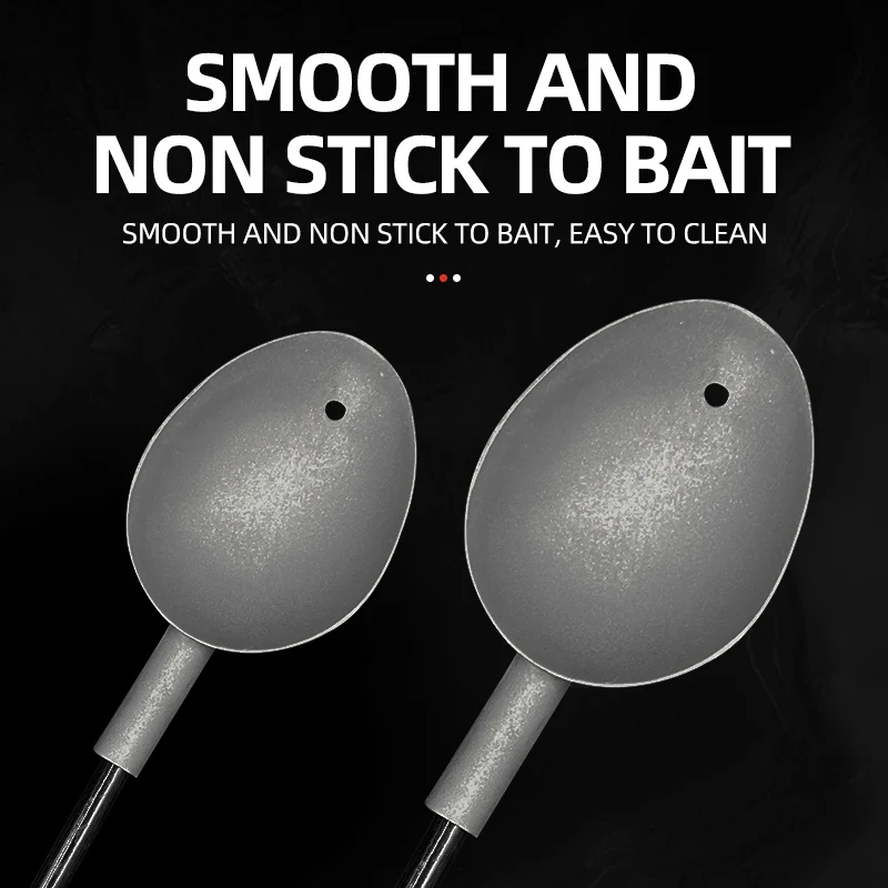 Herramientas de pesca, cuchara de fundición de cebo de plástico para alimentar partículas, Boilies, herramienta de cebo para peces de carpa, accesorios de pesca de 8mm - imagen 2