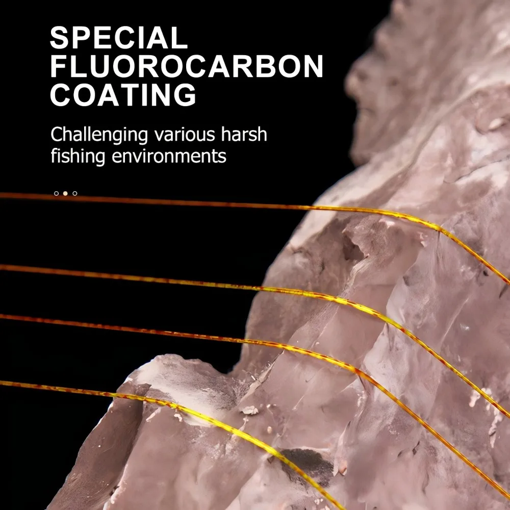Línea de pesca Invisible de camuflaje manchado de 3000M, herramientas de sedal de carpa de nailon monofilamento con revestimiento de fluorocarbono súper 3D de 500/1000M - imagen 4