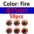 FIRE 15mm 50pcs