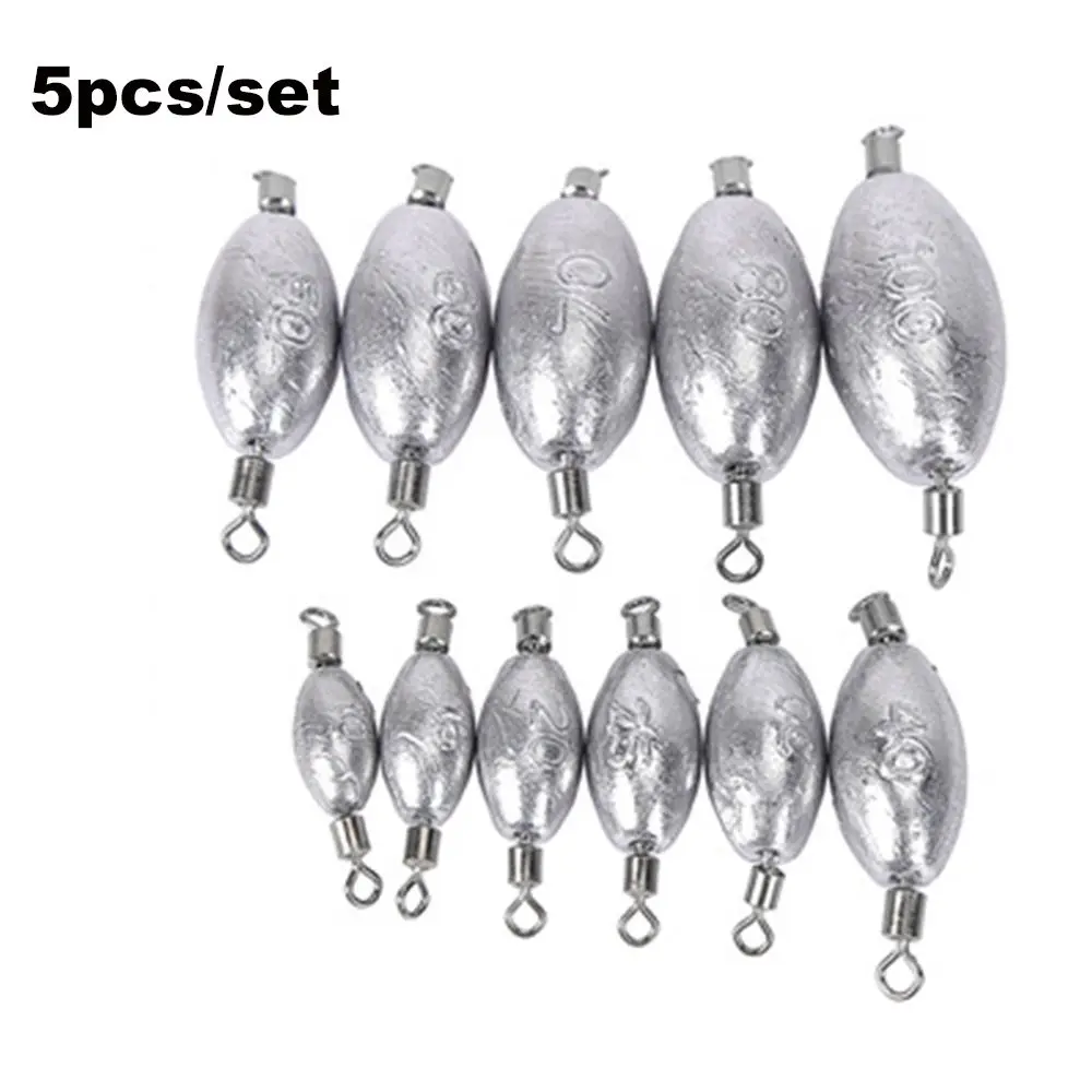 Plomos oliva drop shot – Peso adicional para línea de pesca - imagen 2