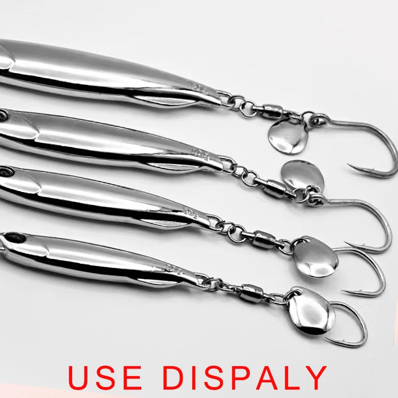 TAKEDO-anzuelos de pesca individuales, giratorios de doble rodamiento, anzuelo auxiliar, cuchara para español, caballa, lubina, atún, 1/0, 2/0, 3/0, 5/0 - imagen 5