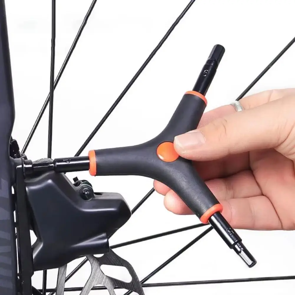 Nuevo Llave hexagonal tipo Y de 3 vías, llave hexagonal interna de acero de 4/5/6mm, herramienta de reparación de bicicletas resistente al desgaste - imagen 2