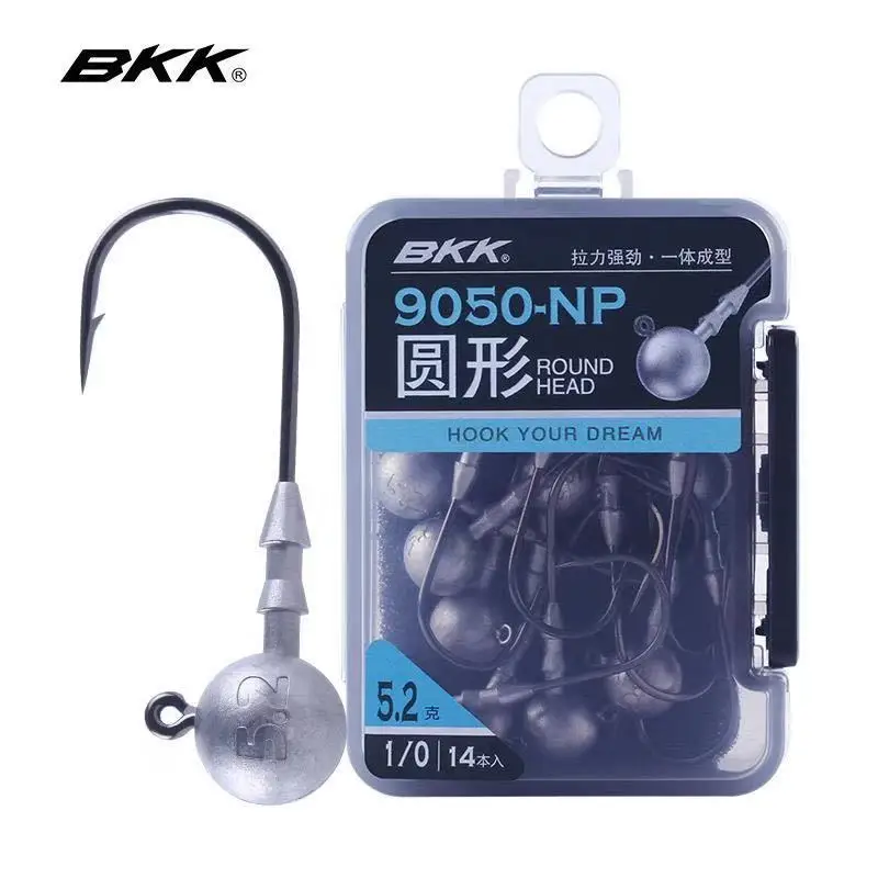 Anzuelos cabeza redonda BKK 9050-NP – Acero alto carbono para carpa