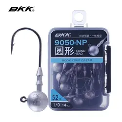 Anzuelos cabeza redonda BKK 9050-NP – Acero alto carbono para carpa